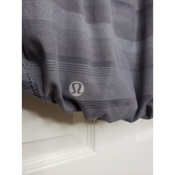 Lululemon Run Hustle Jacket Cool Poncho Stripe 8 MARK ON SLEEVE - Picture 10 of 13